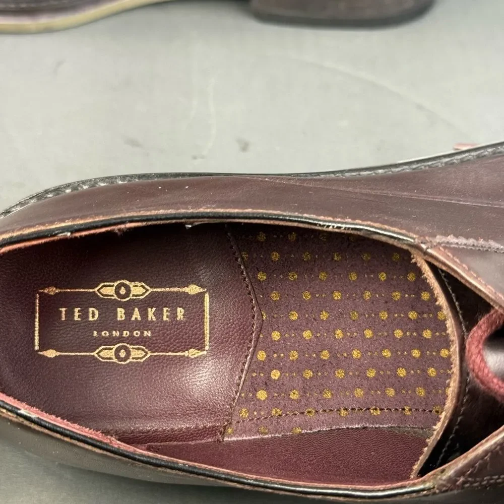 Ted Baker Men's Aokii leather Oxford shoes size 12
